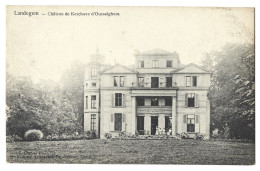 Belgique  -   Landegem  -  Chateau  De Kerchove  D'ousselghem - Ecris Marc De Kerchove D'ousselghem - Nevele