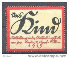 Werbemarke Cinderella Poster Stamp Ausstellung Das Kind Berlin 1913 #123 - Erinnophilie