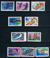 CANADA 1992,  Olimpics "Albertville" And "Barcellona", N. 2 Serie Complete Usate. - Oblitérés