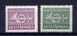 Finnland Militärpost Nr.6/7        **  MNH      (767) - Militärmarken