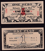 FILIPPINE 1 PESO 1944  EMERGENCY BANKNOTE PS339 FDS - Philippines