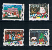 CANADA 1985,  Xmas, Santa Claus, Serie Completa Usata - Oblitérés