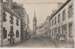 Finistère :  PLOUESCAT :la Rue  Primel Et Hotel D El ' Armorique - Plouescat