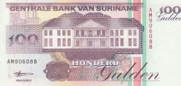 Surinam - 100 Gulden 1998   P-139  UNC - Suriname