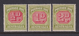 Australia, Scott J64-J66 (SG D112-D114), MNH - Postage Due