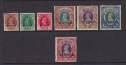 INDIA - 1937 George VI Official Opt Service Set Hinged Mint - 1936-47 King George VI