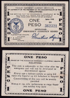 FILIPPINE 1 PESO  1943  EMERGENCY BANKNOTE PS505 FDS - Philippines