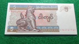 MYANMAR-         5      KYATS         UNC - Myanmar