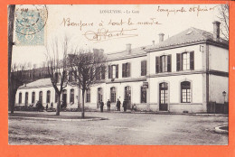 30934 / LONGUYON 54-Meurthe Moselle Buffet-Hotel GARE 1908 à Lucie CORDY Montey St-Pierre Par Charleville Edit BASTIEN  - Longuyon