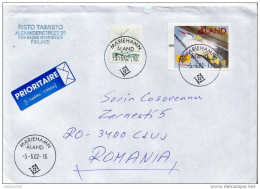 Postal History Cover: Aland With Automat Stamp - Möwen