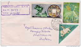 Postal History Cover: Bhutan Stamps On Cover - Bhoutan