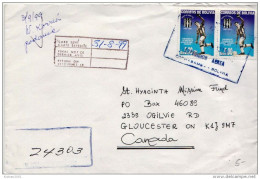 Postal History Cover: Bolivia With Football Stamps - Clubs Mythiques