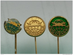 Badge Z-16 - JUGOBANKA, BANK, BANQUE, YUGOSLAVIA - 3 Pins - Banques