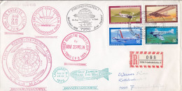 Berlin Rememberence Round-the-World Flight By 'Graf Zeppelin' Registered Label FRIEDRICHSHAFEN 1979 Cover Brief - Cartas & Documentos