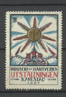 Denmark 1927 Exhibition Industrie Etc.Karlstad Advertising Poster Stamp (*) - Erinnophilie