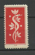 DENMARK Ca. 1920 Advertising Vignette Poster Stamp * Snake Schlange - Erinnophilie