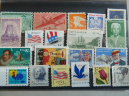 ETATS-UNIS/USA  LOT DE TIMBRES NEUFS**/*  TOUS DIFFERENTS - Colecciones & Lotes