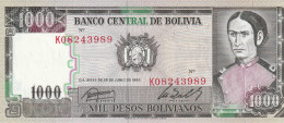 Bolivia 1000 Bolivianos 1982  P-167 UNC - Bolivia