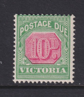 Victoria (Australia), Scott J21 (SG D17), MLH - Mint Stamps