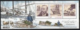 Martin Mörck. Canada 2004. 150 Anniv Otto Sverdrup Souvenir Sheet. Joint Issue. MNH. Signed. - Blocs-feuillets