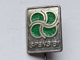 BADGE Z-67-1 - TABLE TENNIS, TENNIS DE TABLE, SPENS 81, NOVI SAD, SERBIA, WORLD CHAMPIONSHIP - Tischtennis