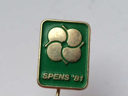 BADGE Z-67-1 - TABLE TENNIS, TENNIS DE TABLE, SPENS 81, NOVI SAD, SERBIA, WORLD CHAMPIONSHIP - Tennis De Table