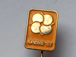 BADGE Z-67-1 - TABLE TENNIS, TENNIS DE TABLE, SPENS 81, NOVI SAD, SERBIA, WORLD CHAMPIONSHIP - Tischtennis