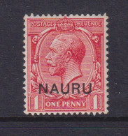 NAURU - 1916 George V 1d Hinged Mint - Nauru
