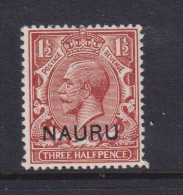 NAURU - 1916 George V 11/2d Hinged Mint - Nauru