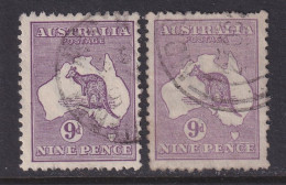 Australia, Scott 50-50a (SG 39-39b), Used (50a Crease) - Oblitérés