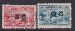 Australia, Scott O12-O13 (SG O134-O135), Used - Dienstzegels