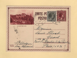 Luxembourg - Entier Postal Ansebourg - 1932 - Destination France - Enteros Postales