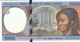 Banque Des états De L'afrique Centrale 10000 Francs Lettre C Republic Of Congo - Sonstige – Afrika