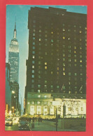 C.P.A.( Amérique)« NEW YORK » New York Statler A Dunfey Hotel  - Jolie Vue Générale Animée   X2phots - Wirtschaften, Hotels & Restaurants