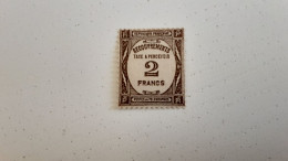 TIMBRE DE FRANCE TAXE N°62 NEUF SANS CHARNIÈRE SIGNÉ - 1859-1959 Postfris