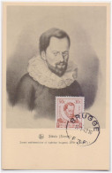 Simon Stevin, Stevinus Flemish Mathematician, Physicist, Scientist And Music Theorist, Science, Belgium 1942 Max Card - Physics