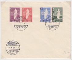 IJsland FDC Michel-cat.193/196 Facit 227/229+232 - FDC