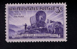 204356929 1947 SCOTT 950 (XX)  POSTFRIS MINT NEVER HINGED  - UTAH CENTENNIAL - Neufs