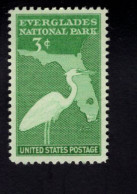 66439971 1947 (XX) SCOTT 952 POSTFRIS MINT NEVER HINGED EVERGLADES NATIONAL PARK ISSUE - GREAT WHITE HERON - BIRD - Nuovi