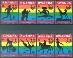 Rwanda, 1976, Mi: 823/30 (MNH) - Nuovi
