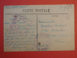 P30 ETATS UNIS ARMY . BELLE CARTE  FM RARE CENSORED 1918 A TROYES +CENSURE + AFFRANCH. INTERESSANT - Briefe U. Dokumente