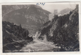 D9256) Schloss LANDECK - Ober Inntal - Super FOTO AK - Am Fluss Mit Ruine ALT ! - Landeck