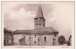 HAUTE VIENNE SAINT LAURENT SUR GORRE L EGLISE - Saint Laurent Sur Gorre