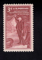 1913033982 1954 SCOTT 1064 (XX) POSTFRIS MINT NEVER HINGED  - PENNSYLVANIA ACADEMY OF FINE ARTS ISSUE - WILSON PEALE - Neufs