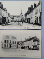 Yonne , Lot De 2 Cartes Dos 1900  ,villeneuve Et St Julien - Autres & Non Classés