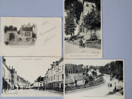 Crepy En Valois , 4 Cartes Dos 1900 - Crepy En Valois