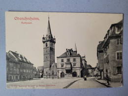 Obernai Oberehnheim , La Place Et Mairie , Carte Avant 1904 ,le Puits N'est Encore Présent - Obernai