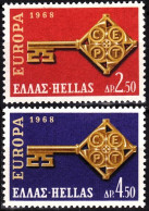 GREECE 1968 EUROPA. Complete Set, MNH - 1968