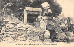 CPA 56 ENVIRONS DE STE ANNE D'AURAY PUITS DE FERME A PLUNERET - Sainte Anne D'Auray