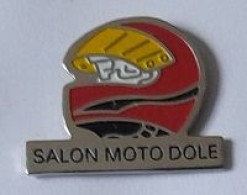 Pin's  Ville, SALON  MOTO  à  DOLE  ( 39 ) - Motorfietsen